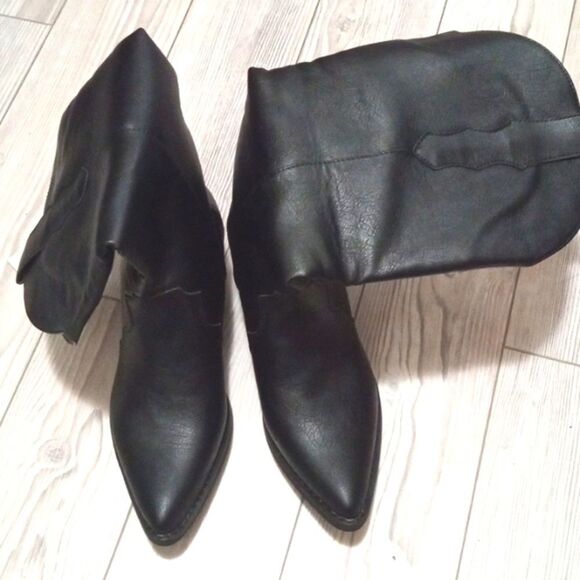 (RCC292)  Rollda Cowboy Western Boots with Chunky Heel Sz 9.5 - Picture 8 of 13